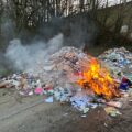 Luckily, no one was injured by the fire Picture: Dorset Council Waste Services