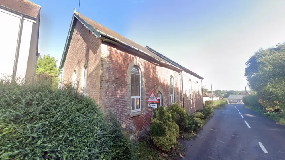 The former chapel in Hazelbury Bryan could be converted into a four-bed house. Picture: Google