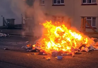 The quick-thinking driver made his way to the Kingsway in Lyme Regis before dumping the load. Picture: Dorset Council