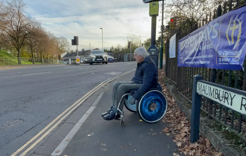 Work will take place at Maumbury Cross during the first half of 2025. Picture: Dorset Council