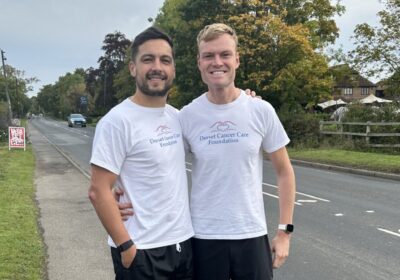 Friends Chris Bryer-Ash and Chris Helberg are in training for their quest to run seven marathons in seven consecutive days