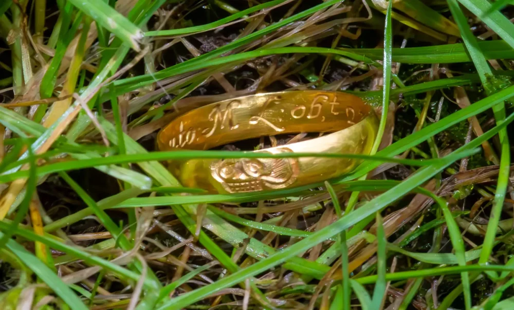 The ring was found in the Dorset countryside near Shillingstone. Picture: Hansons