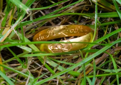 The ring was found in the Dorset countryside near Shillingstone. Picture: Hansons