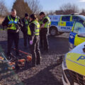 Officers raided a property after the alleged burglary in Bradford Abbas, near Sherborne. Picture: Dorset Police