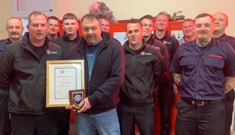 Ian has been described as a valued part of the fire service family Picture: Sturminster Newton Fire Station