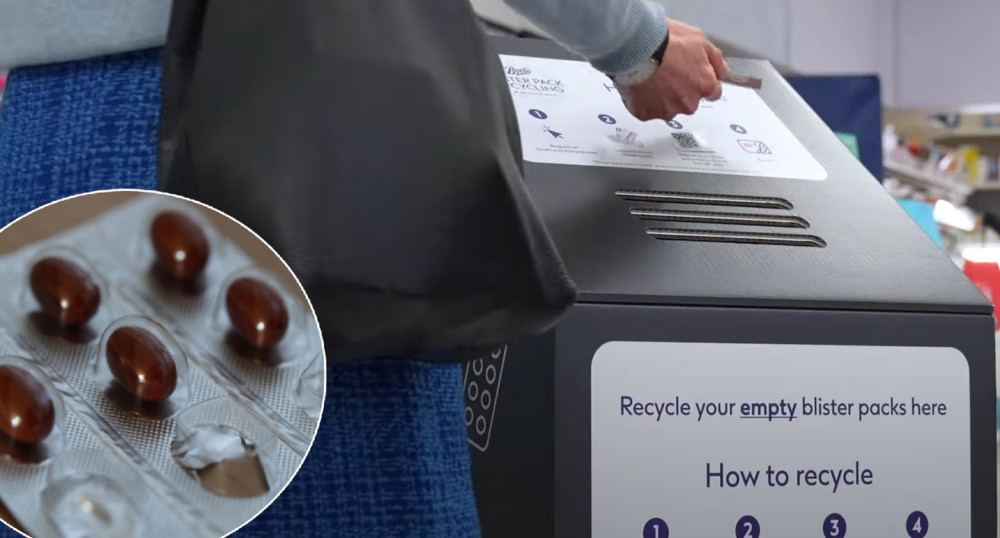 Recycling blister packs has been made that bit easier Picture: Boots