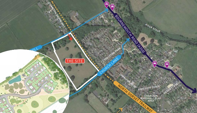 Dorset Council said the plans would result in "significant harm" to the parkland Pictures: Chapman Lily Planning