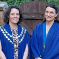 New mayor of Gillingham cllr Fiona Cullen and deputy mayor cllr Donna Toye Picture: Gillingham Town Council