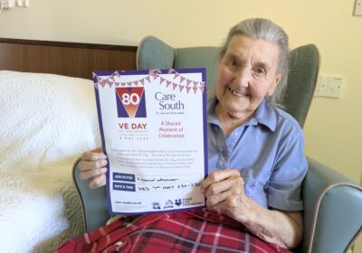 Dorothy, who lives at Maiden Castle House, has shared her memories of VE Day Picture: Care South