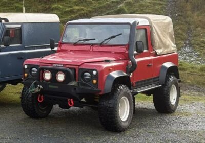 The distinctive red Land Rover was stolen from Gillingham on April 15. Picture: Dorset Police