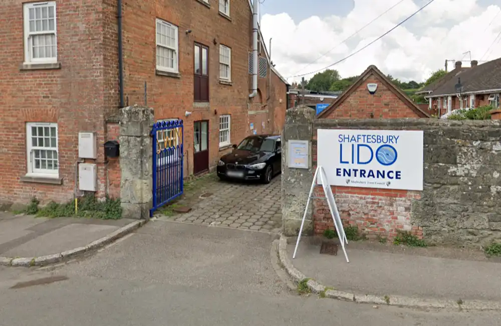 The resident claims fumes came from work at Shaftesbury Lido - denied by the town council. Picture: Google