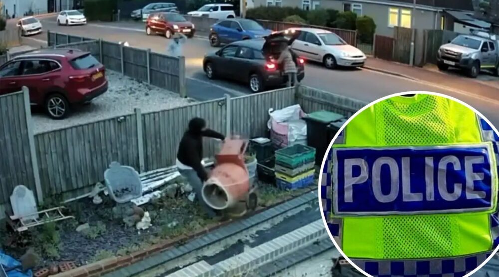 CCTV footage of an alleged incident has been shared on social media