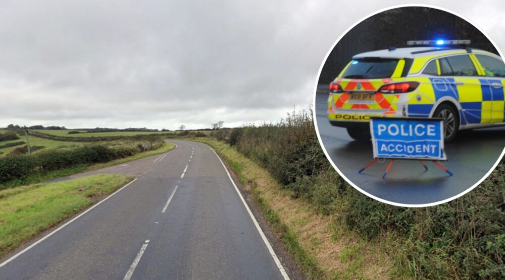 The crash happened in Old Sherborne Road, near Alton Lane, police said. Picture: Google