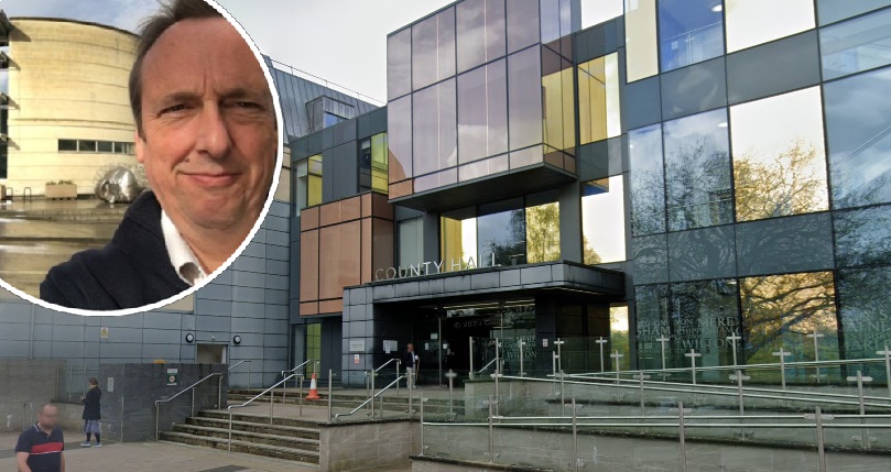 Wiltshire Council's Lib Dem leader Ian Thorn (inset) is encouraging a collaborative approach Pictures: Google/Ian Thorn/X