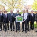 Jim was joined by representatives of the RAF and the RBL on his birthday Picture: Newstone House