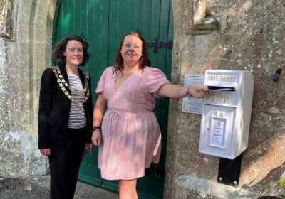 Cllr Fiona Cullen and resident Zoe Matthews who suggested the idea Picture: Gillingham Town Council