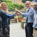 The new sensory garden has been opened at Dorset County Hospital