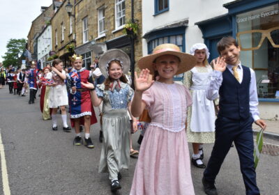 The parade celebrated the town's rich history Picture: SAST