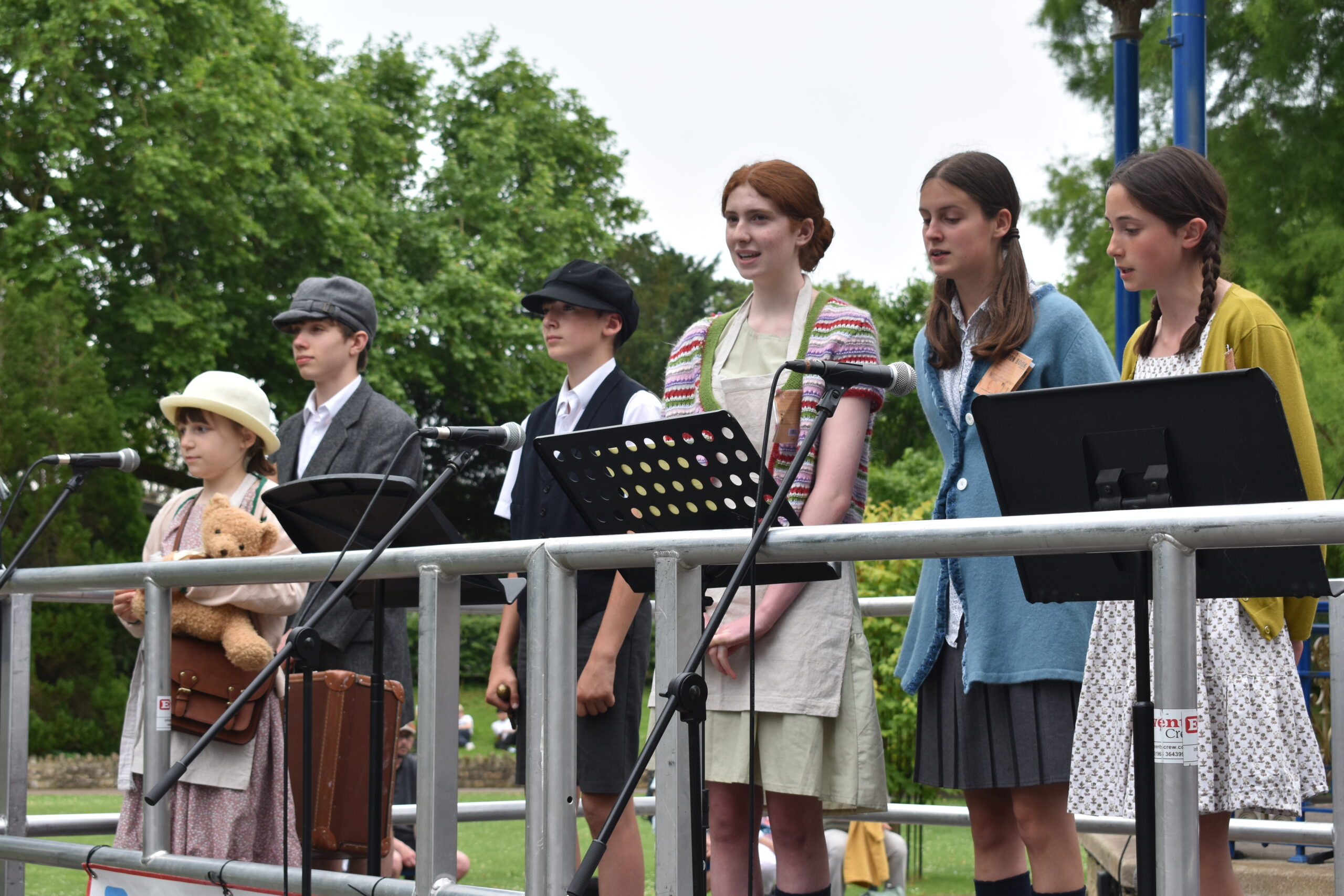 Children from Sherborne Primary School Picture: SAST