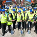DCH Charity patron Kate Adie was among guests at the groundbreaking ceremony. Picture: DCH