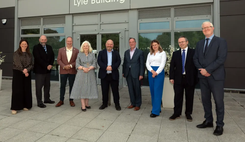Leaders from Wiltshire, Somerset, Dorset and BCP Councils with Baroness Taylor during her visit. Picture: Somerset Council