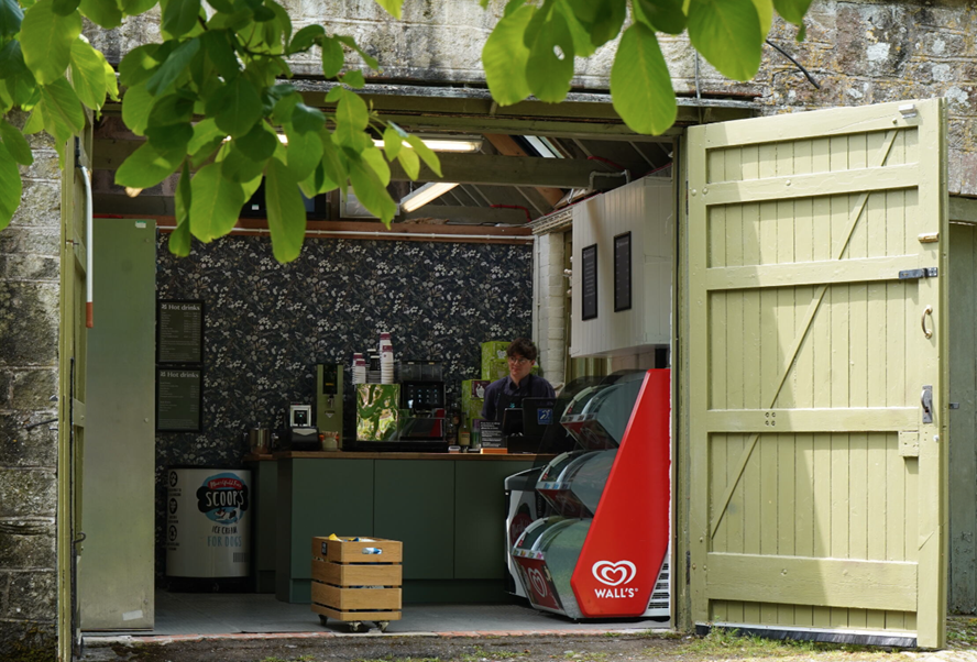 The Stableyard Café is open for visitors to enjoy Picture: National Trust/Lucy Fenna