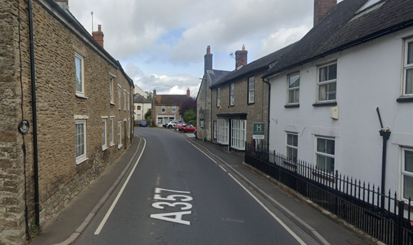 The A357 through Henstridge Picture: Google