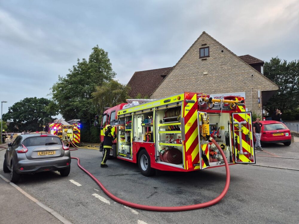 Crews dealt with the fire in just 40 minutes Picture: New Blackmore Vale