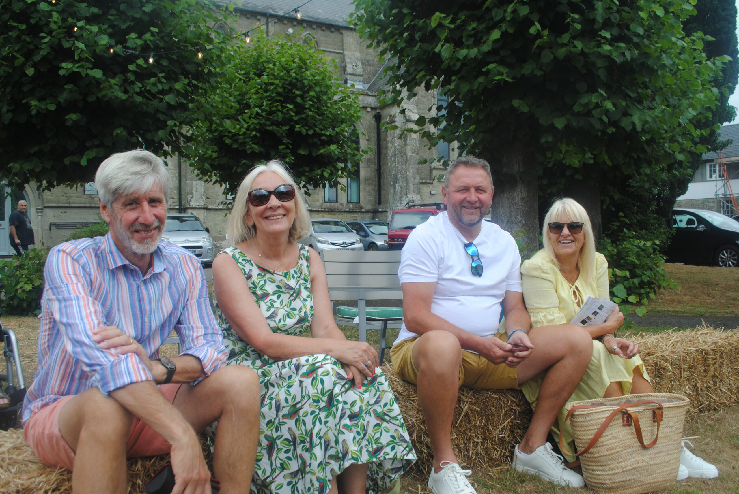 People enjoying the Big Stage Picture: New Blackmore Vale