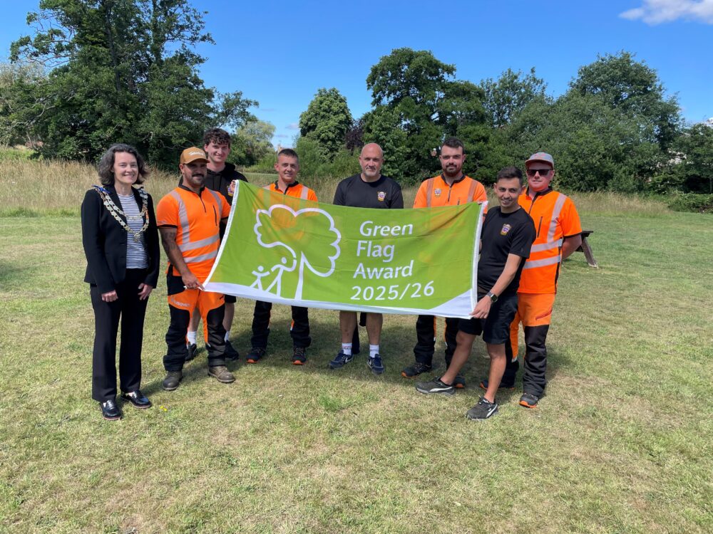 The Gillingham Mayor praised the work of volunteers and the grounds team Picture: Gillingham Town Council