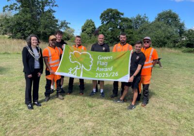 The Gillingham Mayor praised the work of volunteers and the grounds team Picture: Gillingham Town Council