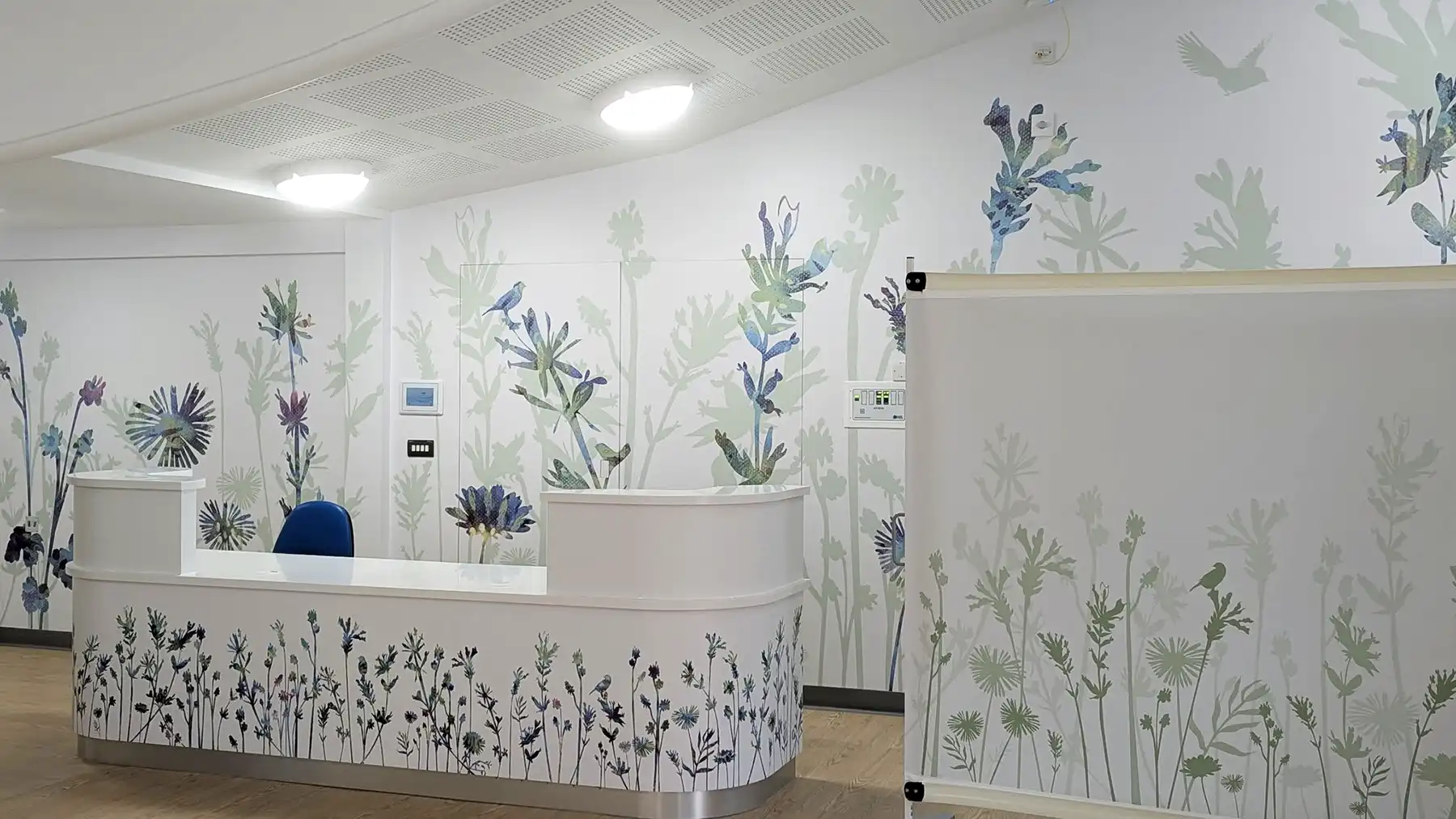 Artist Bethan Venn created custom-designed prints to bring the outside inside. Pictures: DCH