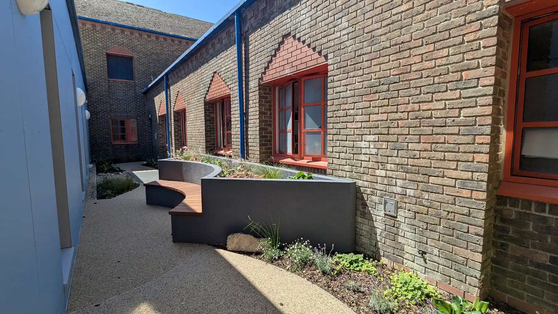 Patients can also utilise a new courtyard area at the unit. Pictures: DCH