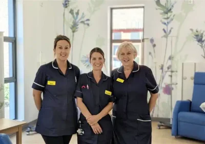 Staff at the new Fortuneswell Unit at Dorset County Hospital. Picture: DCH