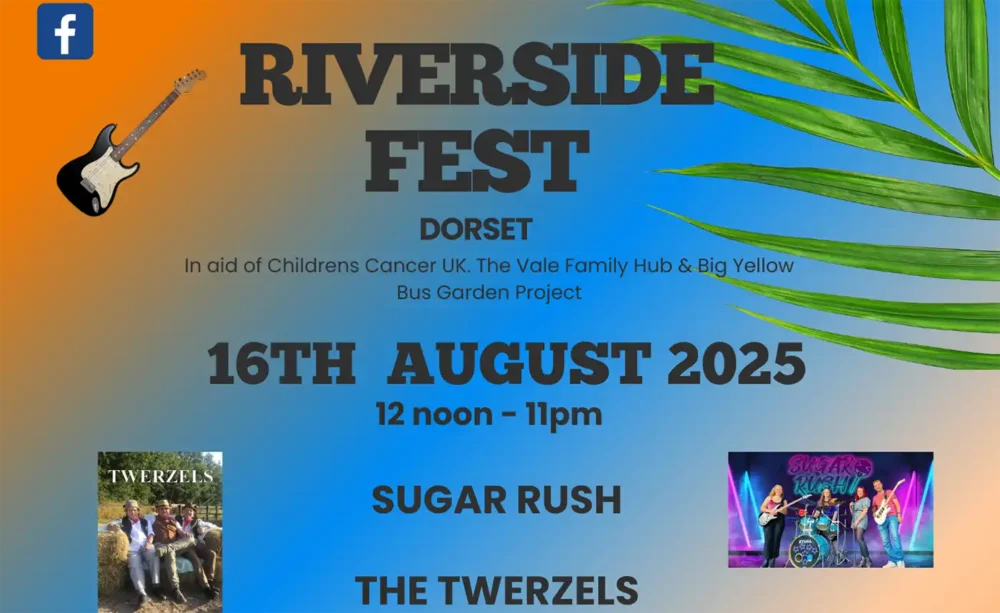 Riverside Fest takes place in Sturminster Newton on August 16