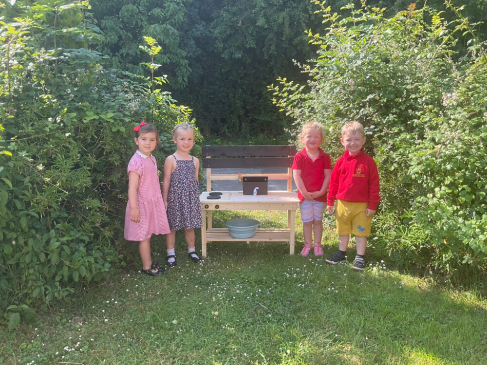 The deputy head said they were delighted with the donation Picture: Taylor Wimpey