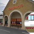 The unit will take up four car parking spaces Picture: Sainsbury's/Google