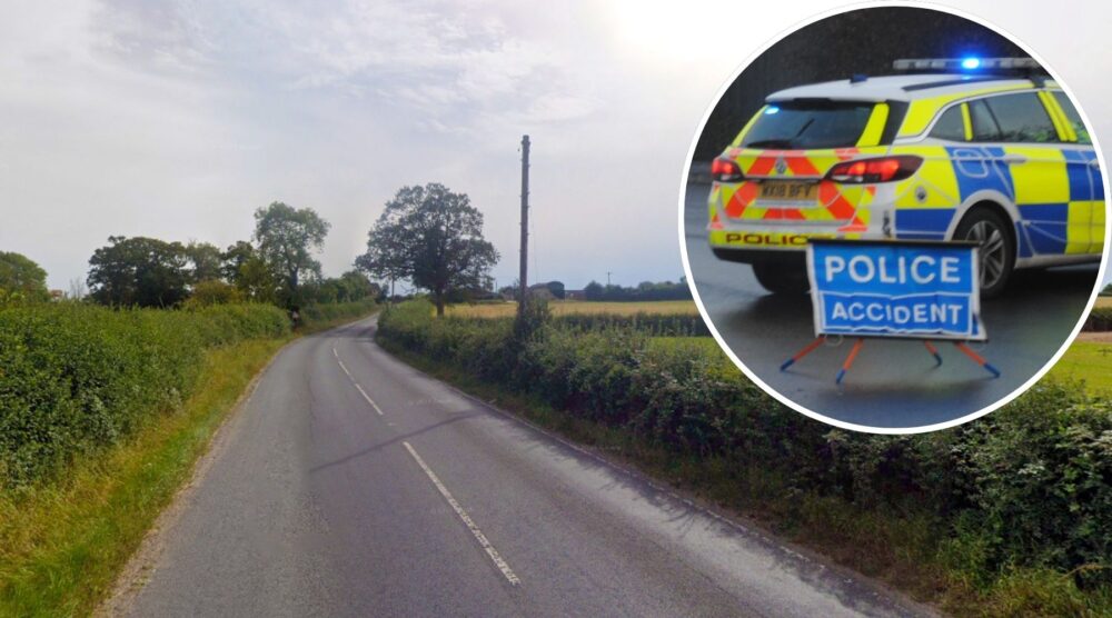 The crash happened in Cook's Lane, near Stalbridge, this morning. Picture: Google