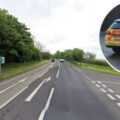 The crash happened on the A303 near Charnage. Picture: Google