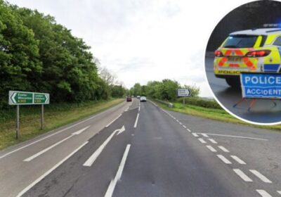 The crash happened on the A303 near Charnage. Picture: Google