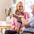 Abbey View resident Roy Carne with pen pal Elinor Picture: Colton Care