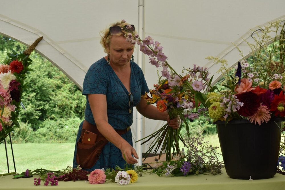 Eco-friendly flower arranging demonstrations are one of the many events on offer Picture: Dorset Eco-Friendly Flower Festival