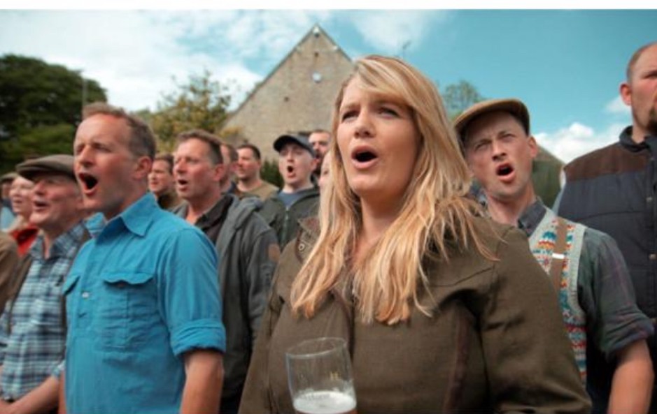 Ellie taking centre stage in the advert Picture: Hawkstone