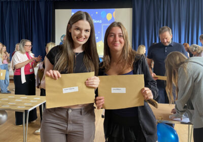 Students celebrating their results Picture: King Arthur’s School