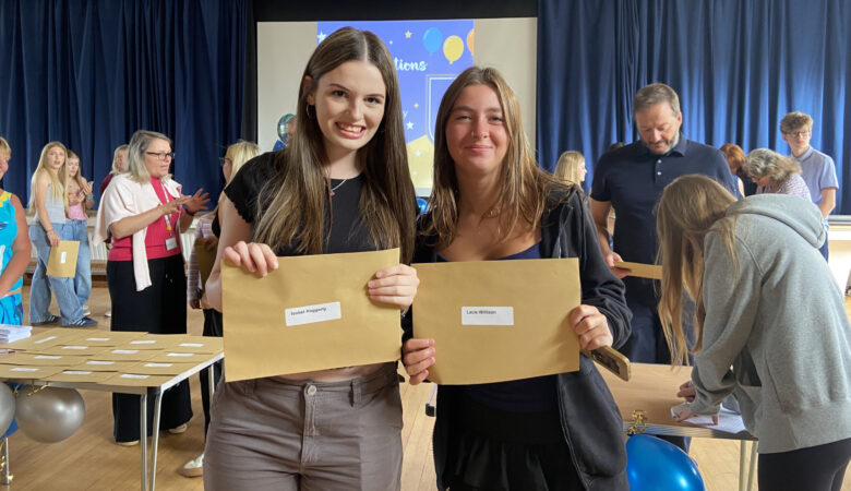 Students celebrating their results Picture: King Arthur’s School