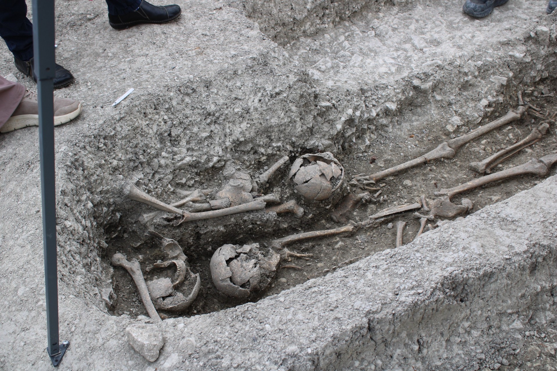 Remains have been found dating back around 1,000 years. Picture: Cllr Carole Jones
