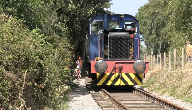 A locomotive on the track Picture: NDR