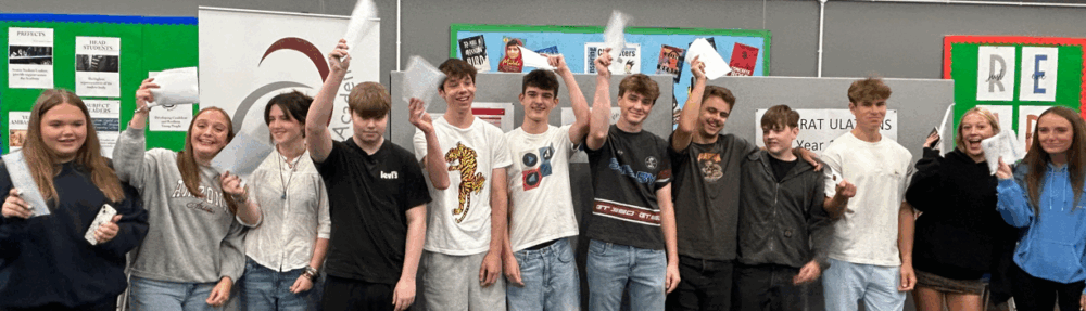 Students celebrating their results Picture: Ansford Academy