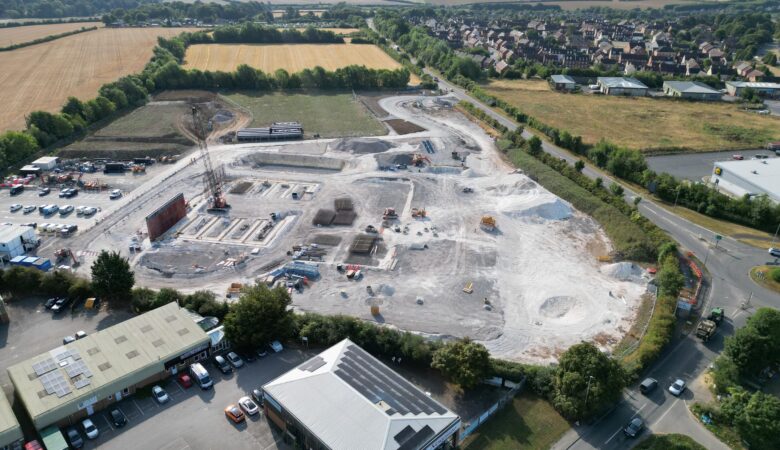 The construction site Picture: Dorset Council
