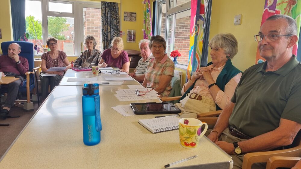 The day centre's recent AGM Picture: Cllr George Jeans